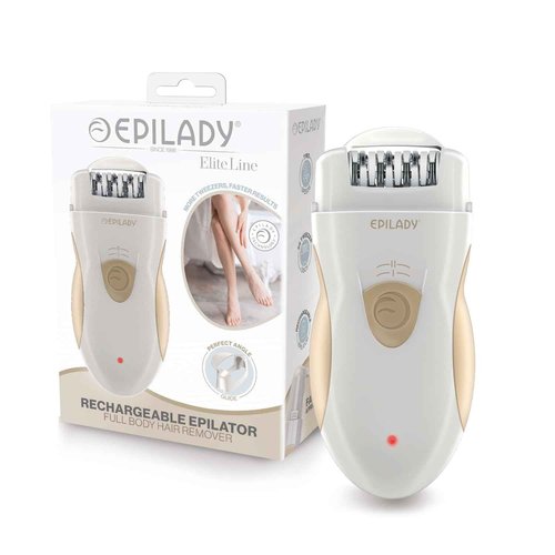 Epilady Legend 5 Rechargeable Epilator, 56 Tweezers, Dual Speed, Full-Body Epilator for Women, Auto Shut Off, Travel Case, Cleaning Brush