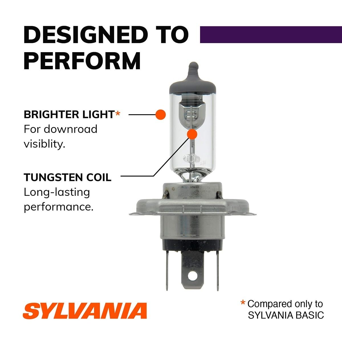 SYLVANIA - 9003 XtraVision - High Performance Halogen Headlight Bulb, High Beam, Low Beam and Fog Replacement Bulb (Contains 2 Bulbs)