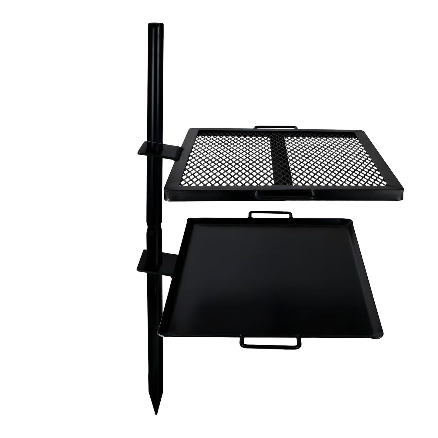 GameMaker Open Fire Cooking Grill – Portable Campfire Grill for Open Flame Cooking, Firepits, Outdoor Fire Rings & Camping – Heavy-Duty, Easy Setup & Adjustable Height