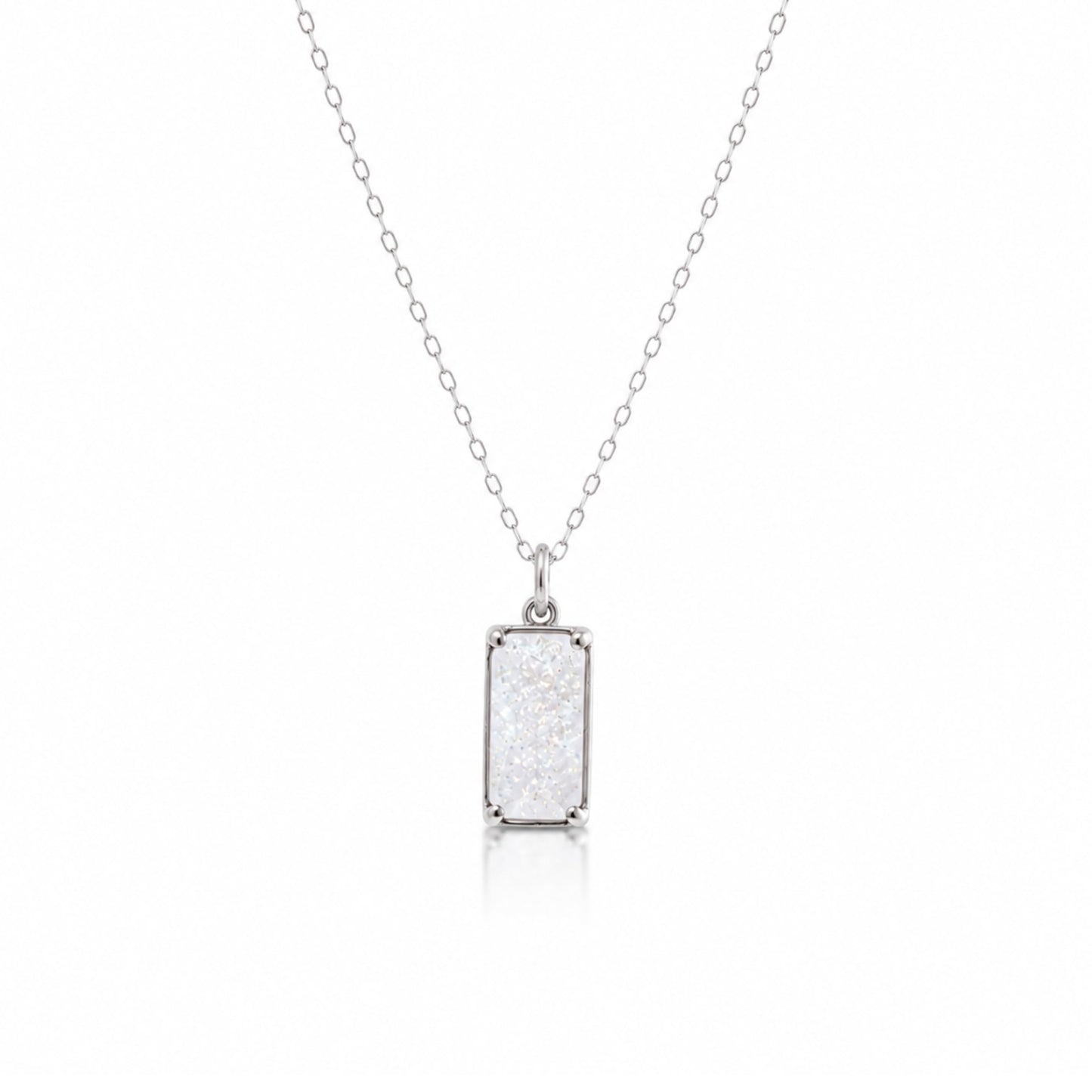 ZEWAR Rainbow Moonstone Necklace for Women, 925 Sterling Silver New Beginnings Pendant, Meaningful Gift for Her, Friend, Wife, Daughter, Birthday or Graduation and Moms