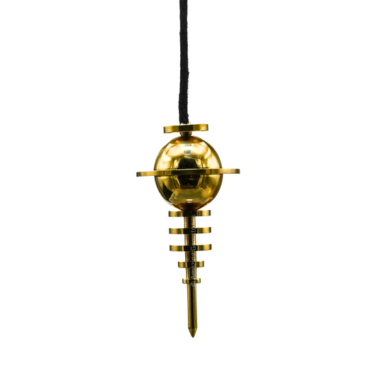 Amazing Gemstone Healing Metal Pendulums for Divination, Extra Large Gold Chakra Stabilizer Copper Pendulum High Energy Pendulo de Bronce Pendulos de Mesa MP112