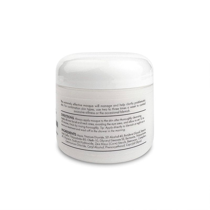 Clarifying Camphor Masque - Deep Cleansing Face Mask for Oily Skin | 2 oz
