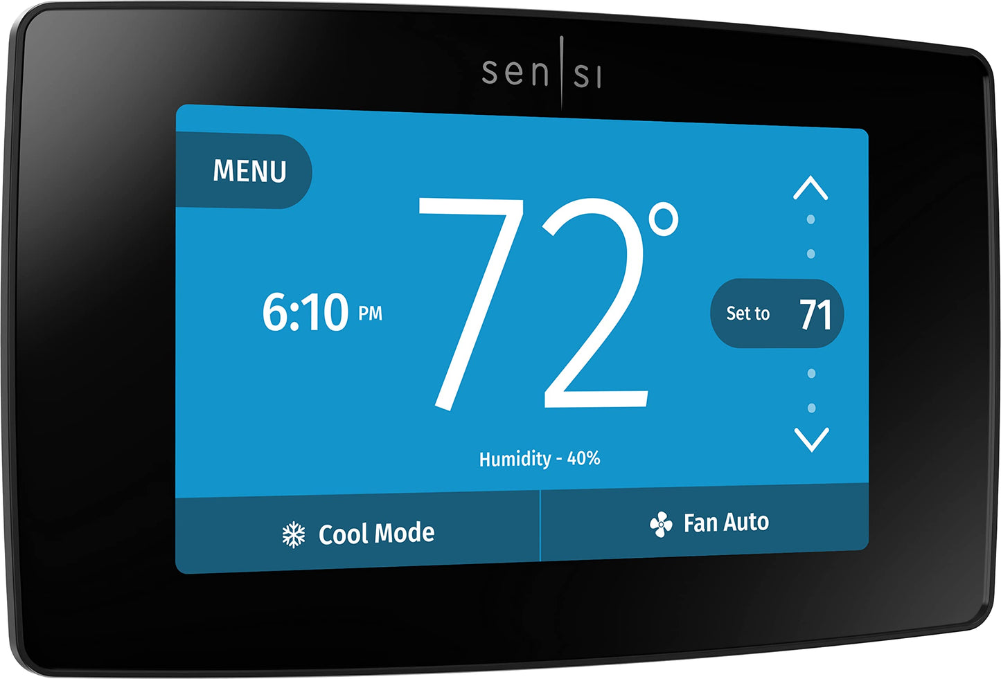 Sensi Touch Smart Thermostats Bundle with Touchscreen Color Display | Programmable | Wi-Fi | Mobile App | Easy DIY | Data Privacy | Compatible with Alexa