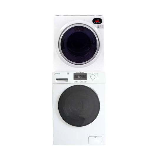 Equator 24"Ultra Compact VALUE Washer 1.57cu.ft+Vented short Dryer 2.6cu.ft 110V
