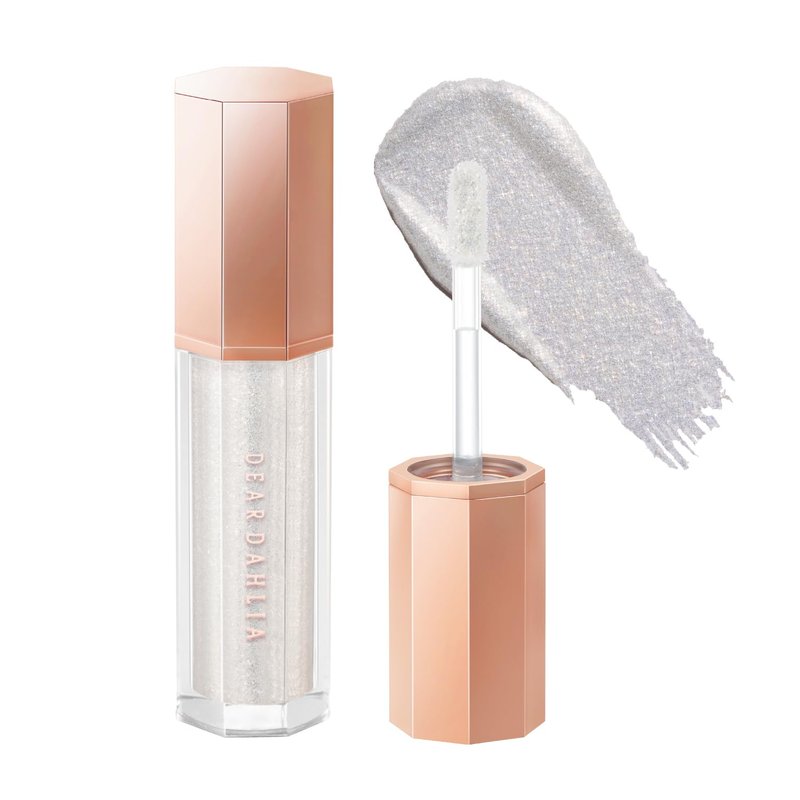 DEARDAHLIA Paradise Shine Eye Sequins (Angel Tears) - Lightweight Liquid Glitter Eyeshadow, Minimal Fallout, High-Shine Pearl Finish, Lightweight, Blendable, Vegan Korean Eye Makeup. 0.14 oz
