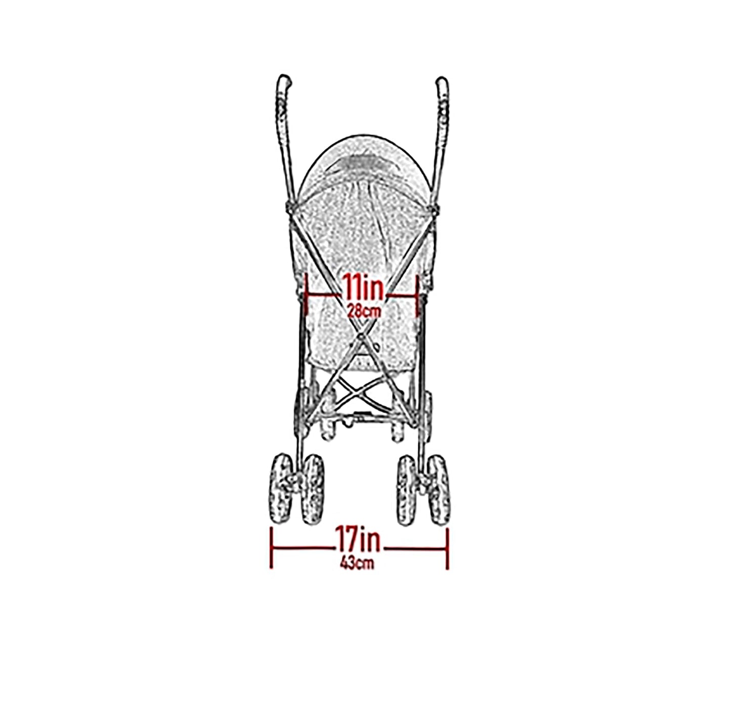 Pet Gear Travel Lite Plus Stroller, Compact, Easy Fold, No Assembly Required, Large Wheels for Cats and Dogs up to 15 pounds, New Rose Pink