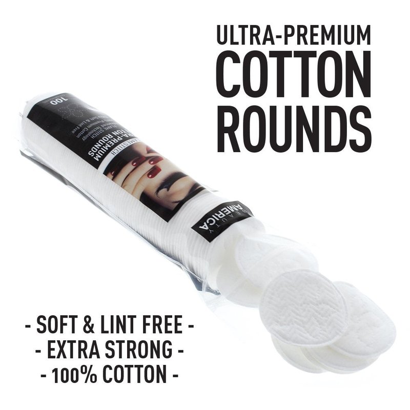 Beauty America Ultra-Premium Flower Flamestitch Cotton Round, Pack of 8