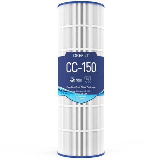 Grefilt CC150 Pool Filter Cartridge, Compatible with Pentair Clean & Clear 150, Replaces Pleatco PAP150, Unicel C-9415, Pentair R173216, 150 sq. ft