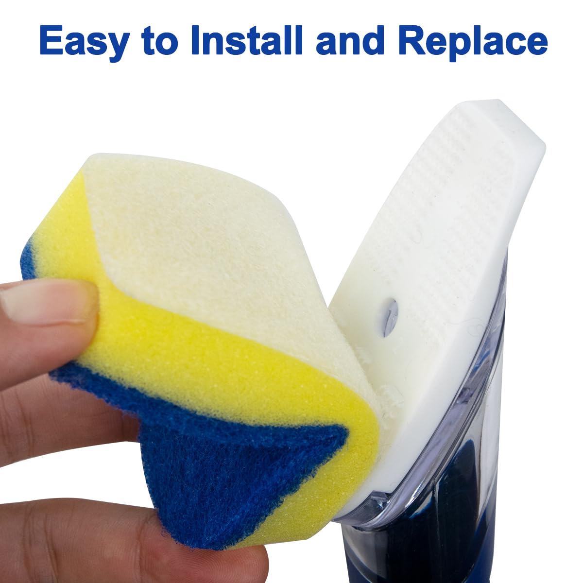 CELOX Non-Scratch Dishwashing Scrubber with Soap Dispenser, Dish Wand for Cleaning Kitchen