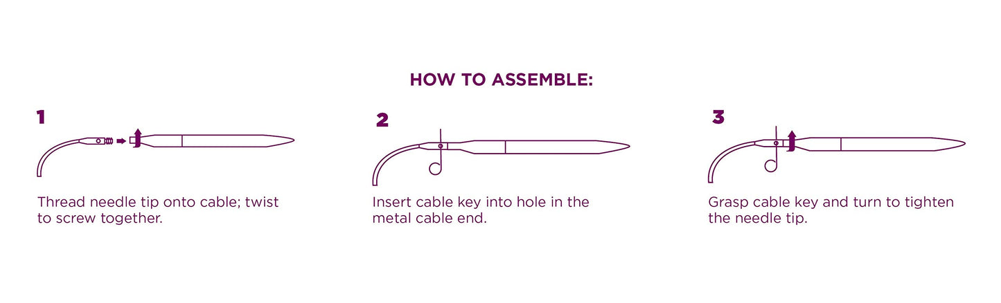 Knit Picks Options Wood Interchangeable Knitting Needle Set: Bulky Edition (Mosaic)