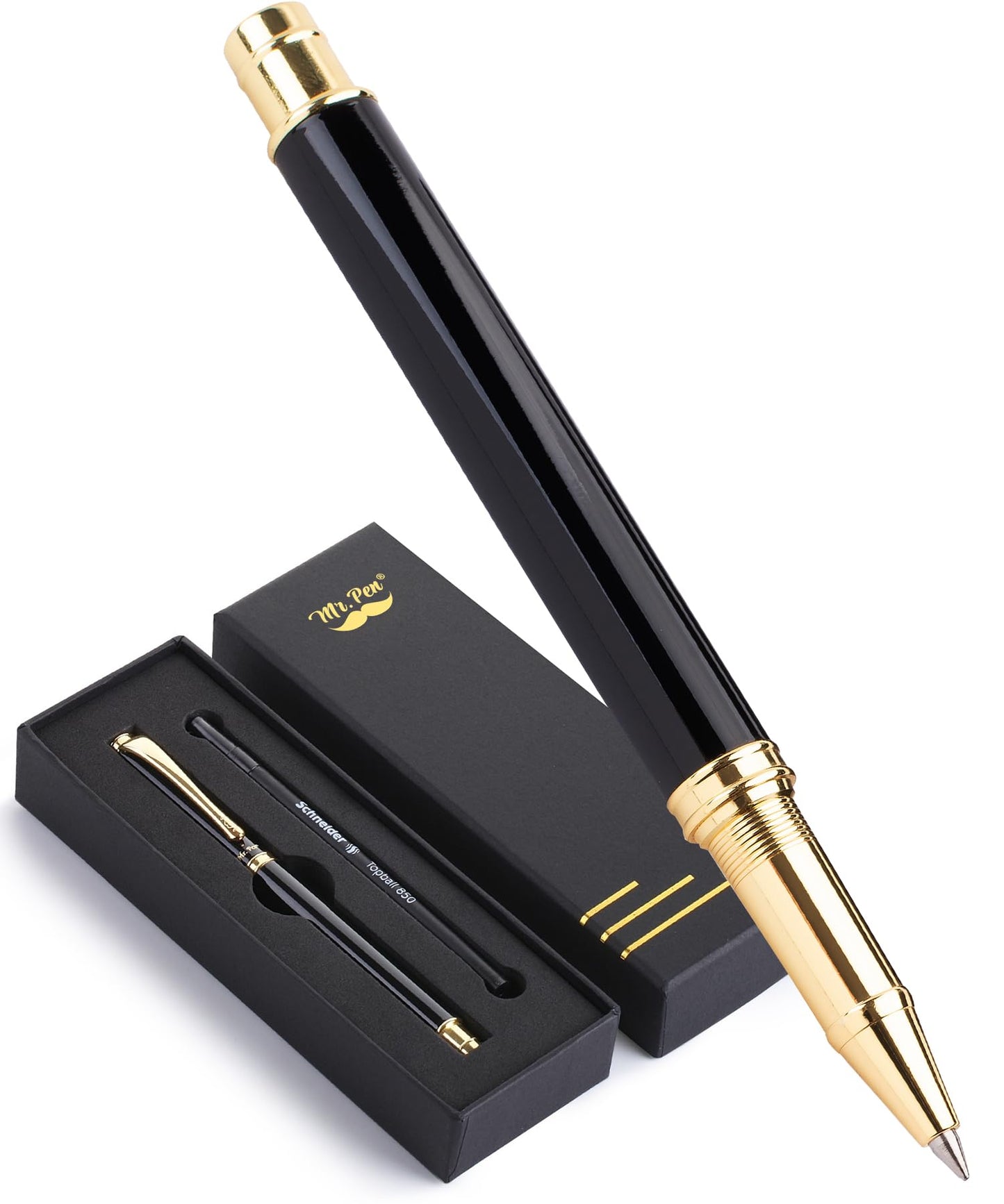 Mr. Pen- Luxury Pen, Black Barrel, Black Ink, Fancy Pen, Fancy Pens for Men and Women, Nice Pens for Men and Women, Mother's Day
