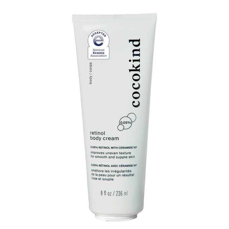 Cocokind Retinol Body Cream, Youthful Body Skin Treatment for all Skin Types, Fragrance Free, Cruelty Free, Vegan, 8 fl oz