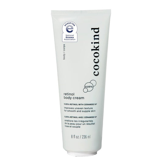 Cocokind Retinol Body Cream, Youthful Body Skin Treatment for all Skin Types, Fragrance Free, Cruelty Free, Vegan, 8 fl oz