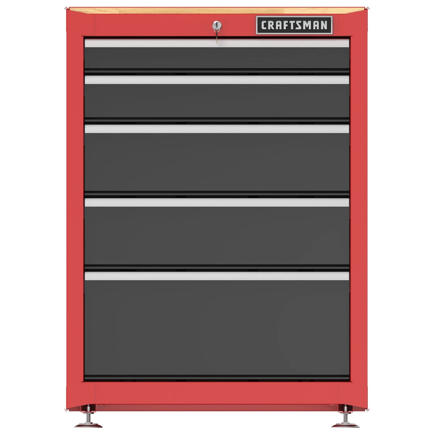 CRAFTSMAN Garage Storage Cabinet, Metal, Freestanding, 5-Drawers (CMST22602RB)