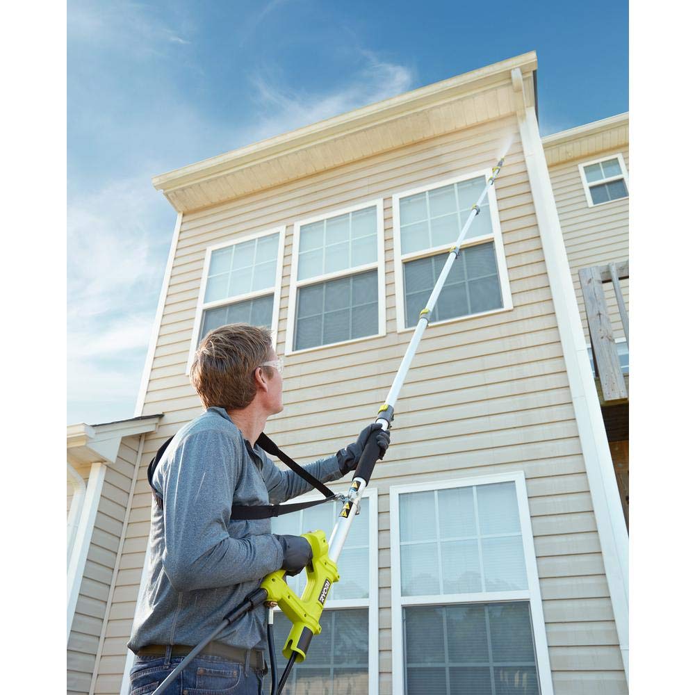 18 FT. Extension Pole with Brush for Pressure Washer