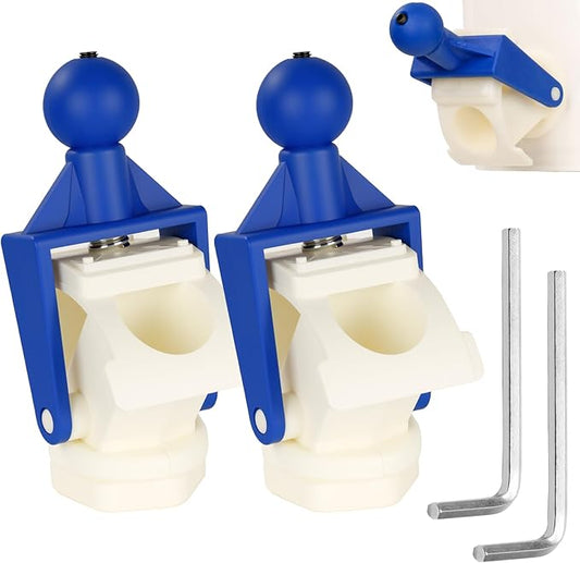 2 Pack Honey Gate Valve, Plastic Honey Gate Valve for Bucket with Screwdriver, Honey Bottling, Honey Extractor Tap, Honey Extraction Equipment