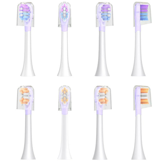 ASYH Replacement Toothbrush Heads Compatible with Philips Sonicare 4100, 5100, 6100 Electric Toothbrushes, Wave-Contoured Design & Medium Soft Brush Heads with Cover - 8Pcs