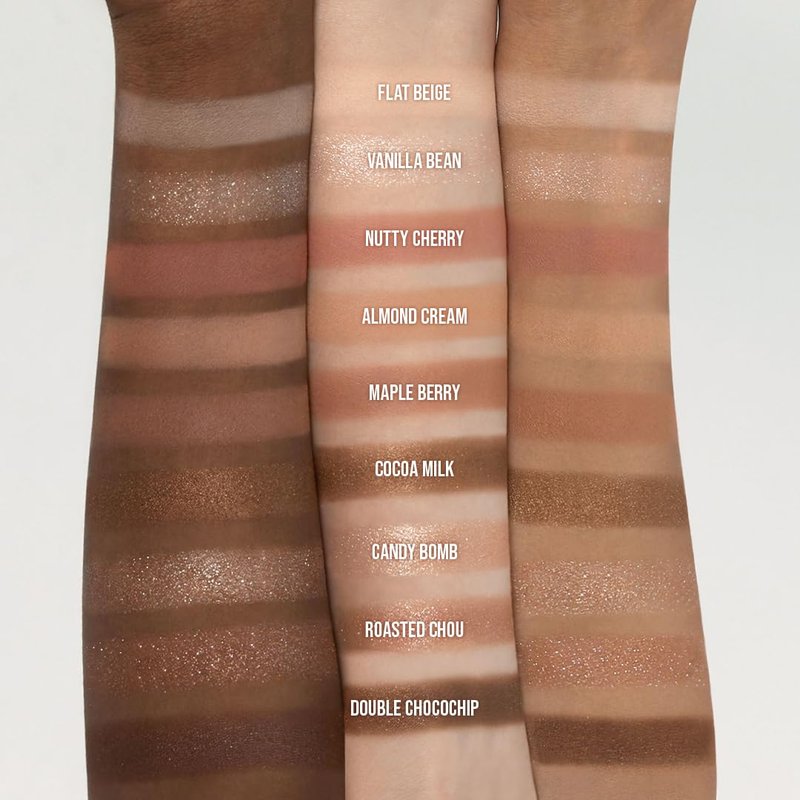 dasique Shadow Palette #21 Almond Vanilla l Vegan, Cruelty-Free l 9 Blendable Shades in Smooth Matte and Shimmer Finishes with Gorgeous Pearls