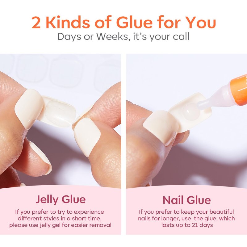Modelones Red Cat Eye Press on Nails Almond, Spring Short Fake Nails, Reusable Nail Kit with Nail Glue Adhesive Tabs Mini Nail File, Nails Press Ons 32Pcs 16 Sizes, Women Girl Gift