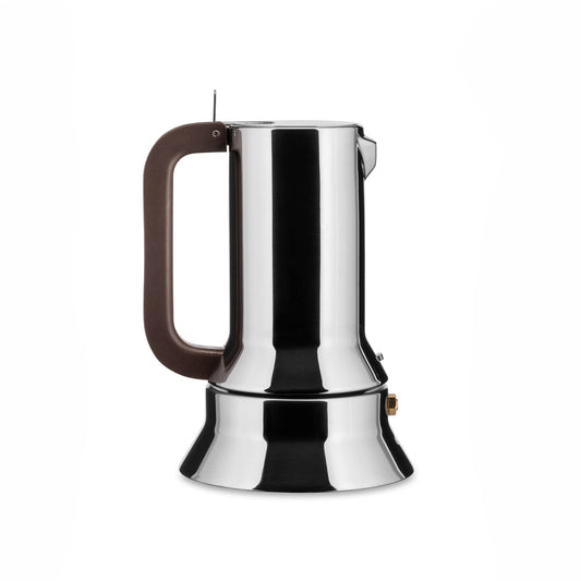 Alessi 9090/3 - Design Stovetop Espresso Coffee Maker, 18/10 Stainless Steel, Mirror Polished, 3 cups