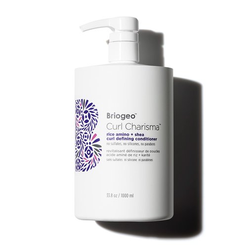 Briogeo Curl Charisma Rice Amino + Avocado Hydrating Conditioner, Define and Moisturize Wavy, Curly, and Coily Hair, Minimize Frizz, Sulfate-free, Vegan, Cruelty-Free, 33.8 fl oz