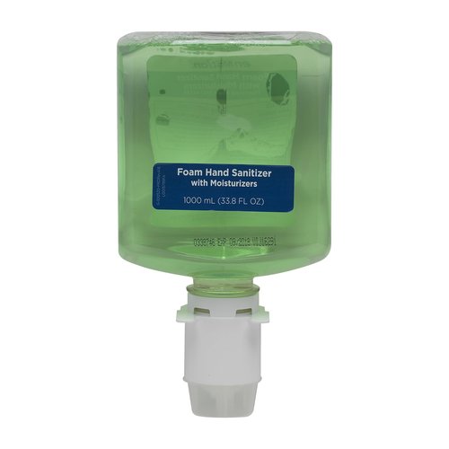 ENMOTION® GEN2 E3-RATED MOISTURIZING FOAM HAND SANITIZER DISPENSER REFILLS BY GP PRO (GEORGIA-PACIFIC), FRAGRANCE FREE, 2 BOTTLES PER CASE