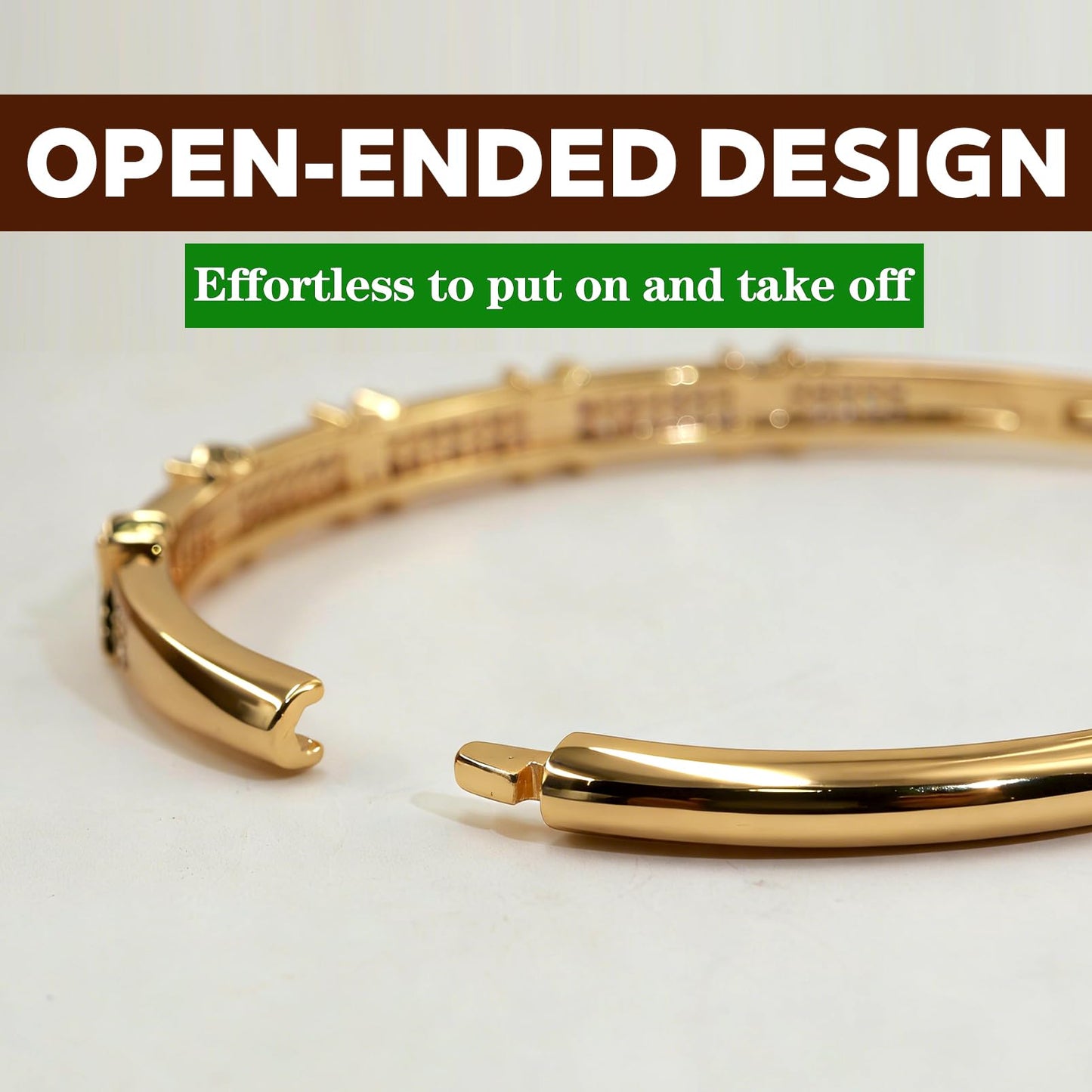 FIVESWEET 3PCS Gold Bangle Bracelet Set for Women, Copper Inlaid with 3A Zircon, Stackable Trendy Jewelry, 2.4 Inch, Great Gift for Her Girlfriend Wife Mom Sister Lover on Birthday Christmas Valentine's Day Mother's Day (Bamboo Joint & Twisted Rope)