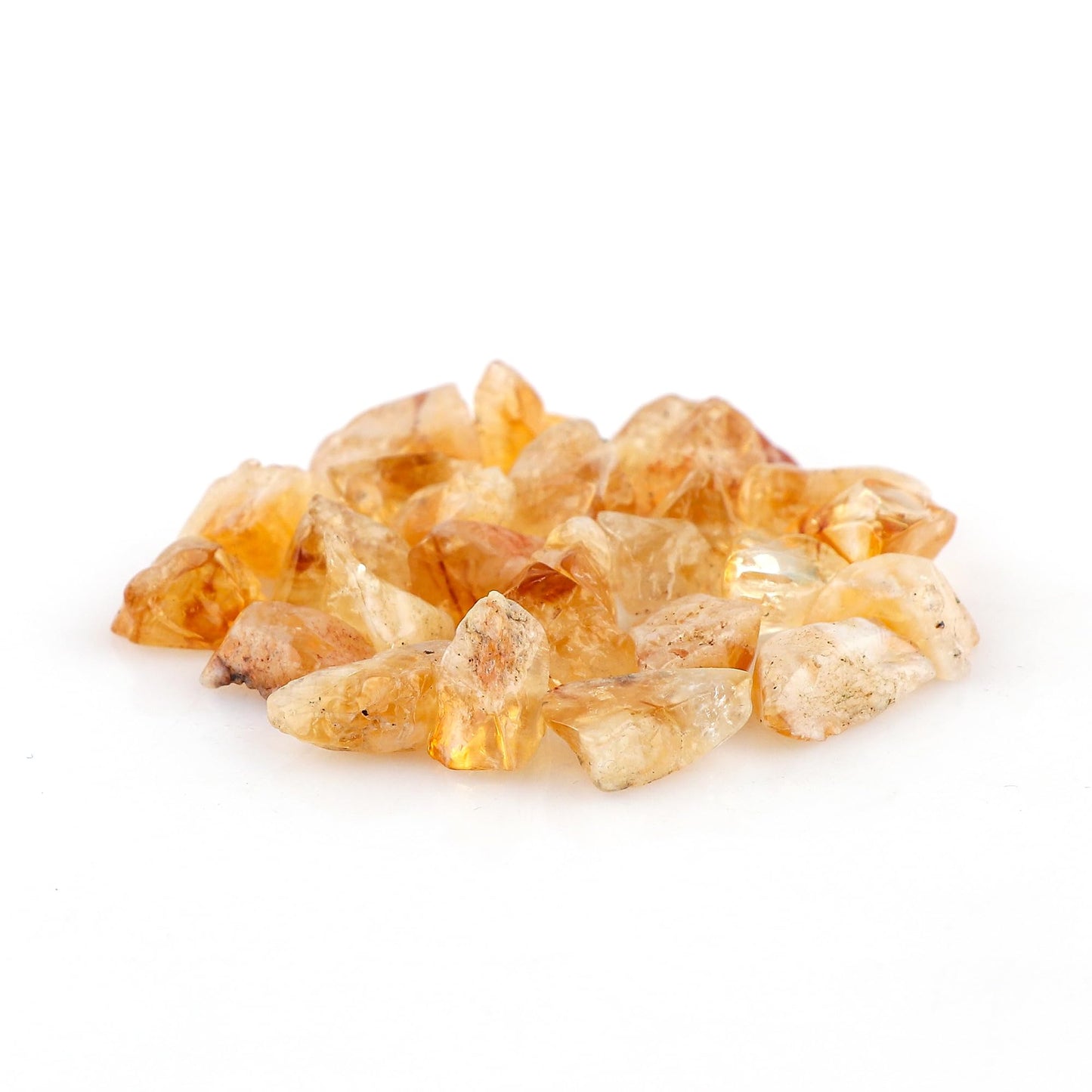 CRYSTALIS 100cts Natural Bi-Color Citrine Raw Crystals, Loose Gemstone Wholesale Bulk Rough Jewelry Making Supply, Chakra And Healing Raw Stones, Wire Wrapping, DIY, Tumbling, Gem Collection