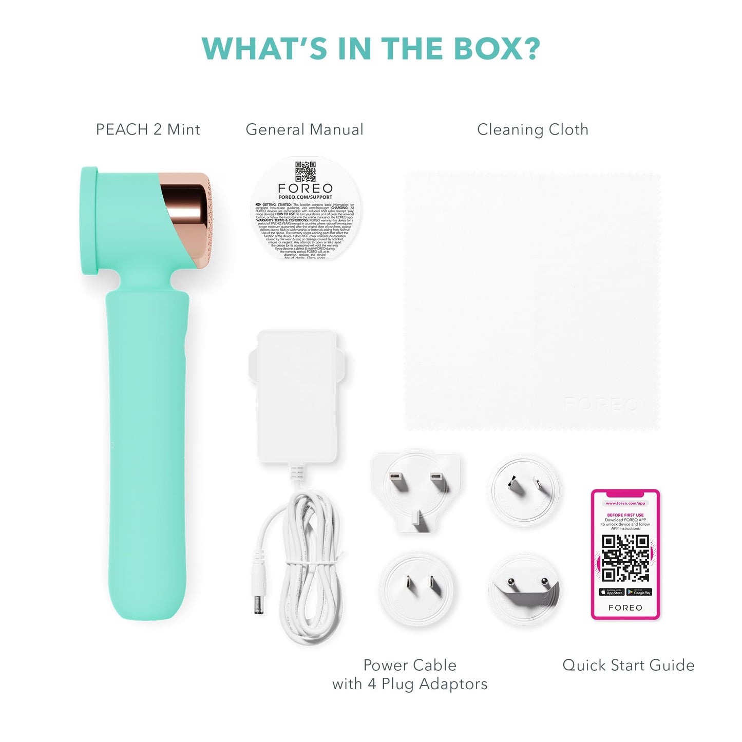 FOREO Peach 2 IPL Hair Removal Device – Quick & Gentle Hair Reduction – for Full Body & Face – Skin Cooling System – Silicone Shield – Customizable