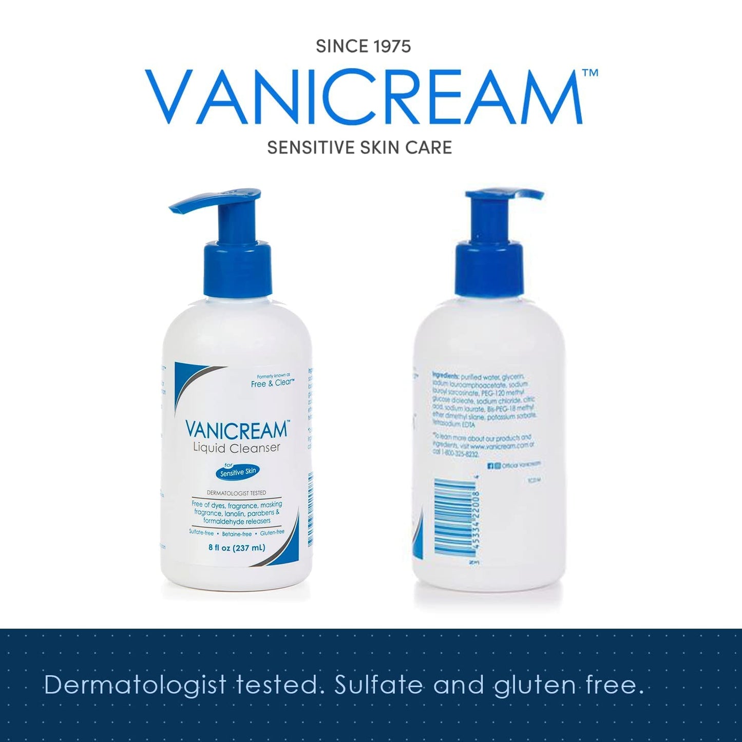 Free & Clear Liquid Cleanser 8 oz (Pack of 3)