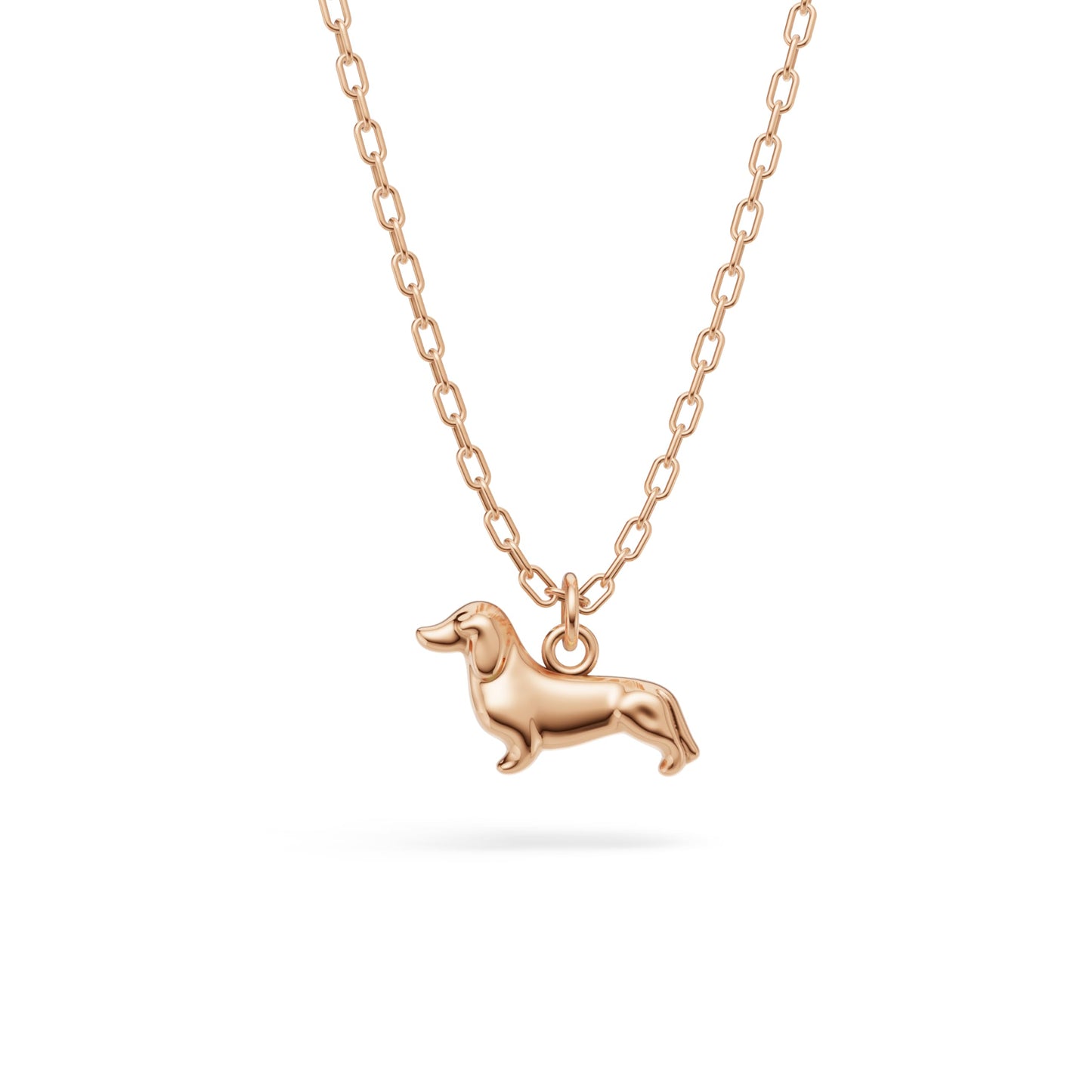 LUUK LIFESTYLE Cute Dog pendant necklace, 19 inches sturdy thin chain, waterproof, tarnish-free, stainless steel, Gift ideas for women, friend, daughter, dainty, trendy, casual, aesthetic (Gift Card)