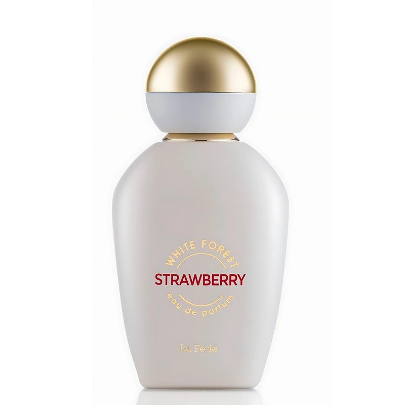 Khadlaj La Fede White Forest Strawberry Eau De Parfum Spray for Women, 3.4 Ounce