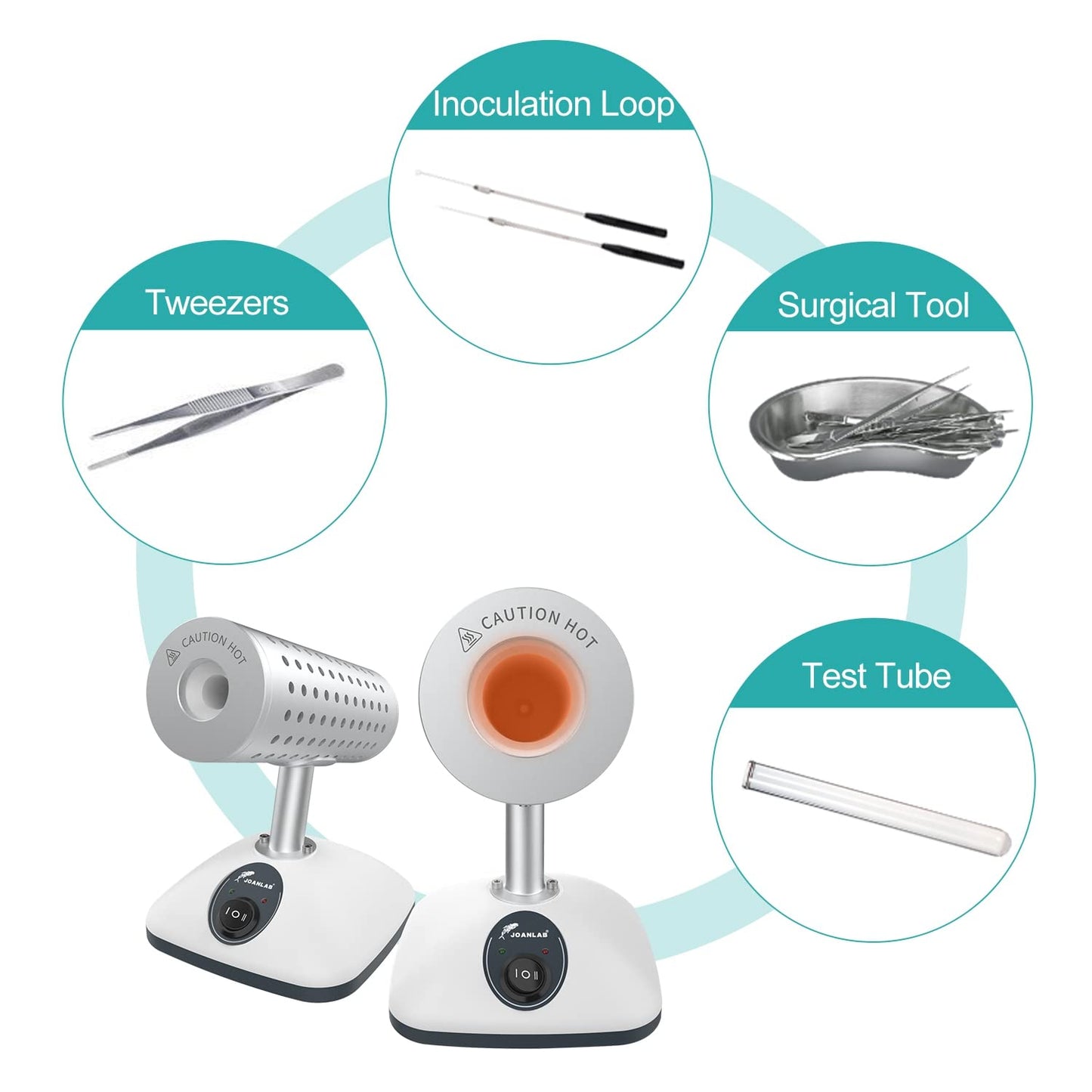 JOANLAB Laboratory Infrared Sterilizer for Inoculating Loop Vaccination Ring Sterilizer Lab Use,110v (DS-900)