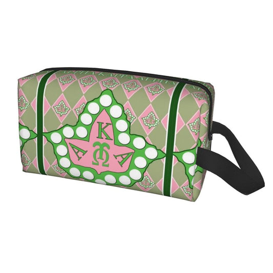 Cosmetic Bag Travel Toiletry Bags With Handle Strap Portable Waterproof Makeup Bag Pouch Organizer Sorority Gifts For Women Sister