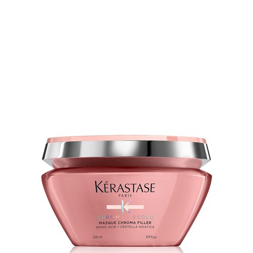 Kerastase Chroma Absolu Anti-Porosity Deep-Filling Hair Mask For Damaged and Color-Treated Hair - Strengthens and Hydrates With Amino & Lactic Acid, 6.8 Fl Oz
