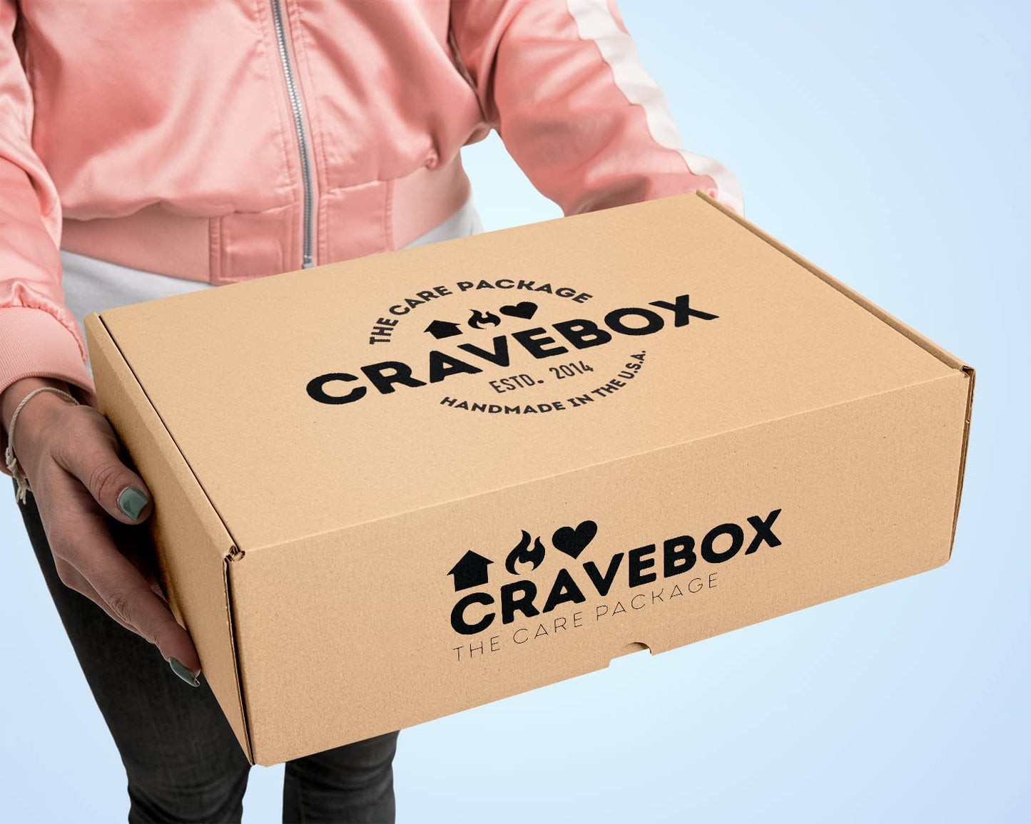 CRAVEBOX Healthy Snack Box (35 Count) Mother's Day Variety Pack Care Package Gift Basket Kid Men Women Adult Nuts Health Nutrition Assortment College Back to School