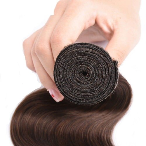 Condescension Brazilian Human Hair Bundles 20 22 24 Inch Body Wave 3 Bundles Human Hair 100% Unprocessed Remy Brazilian Virgin Weave Hair Chocolate Brown 4 for Women