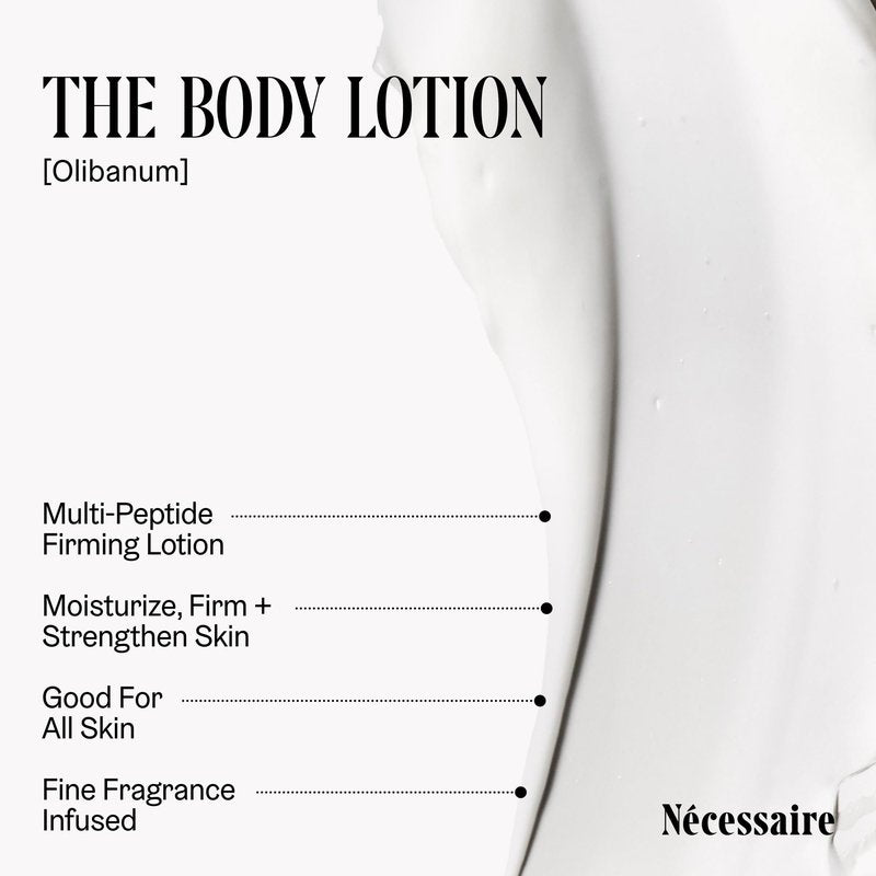 Nécessaire Body Essentials - Skin Care Gift Set For Women + Men - Travel-Size Body Wash, Body Lotion + Deodorant | Dermatologist-Tested. Hypoallergenic | Vegan | Aluminum-Free Deodorant (Olibanum)