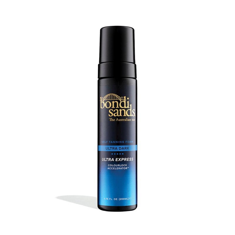 Bondi Sands Ultra Express Self Tanning Foam, Lightweight, Fragrance Free Self-Tanner for an Even, Streak-Free Tan, 6.76 fl oz