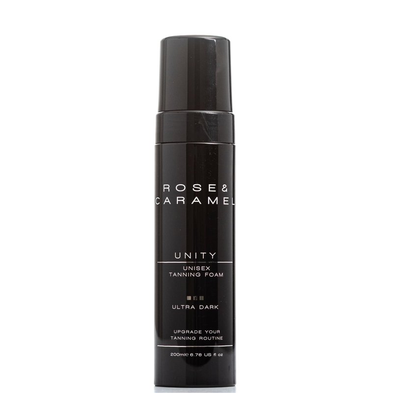 Rose & Caramel Unity Unisex Bronze Self Tanner Mousse Ultra Dark 6.76 Fl Oz (200ml) Vegan Cruelty Free