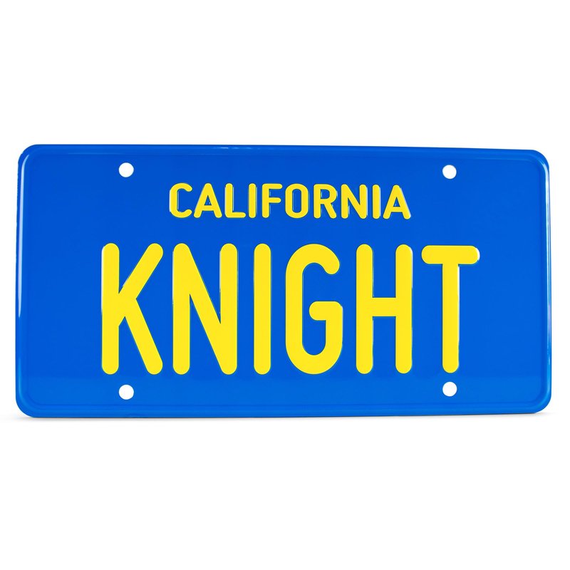 Doctor Collector: Knight Rider - K.I.T.T. License Plate Replica - Officially Licensed Collectible Based On The Hit Franchise, 80's TV Memorabilia