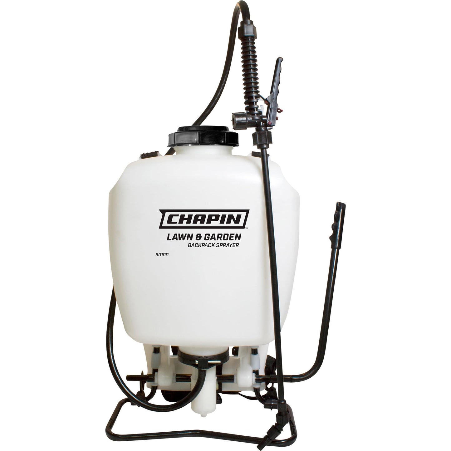 Chapin 60100 4 Gallon Backpack Sprayer for Lawn and Garden, Translucent