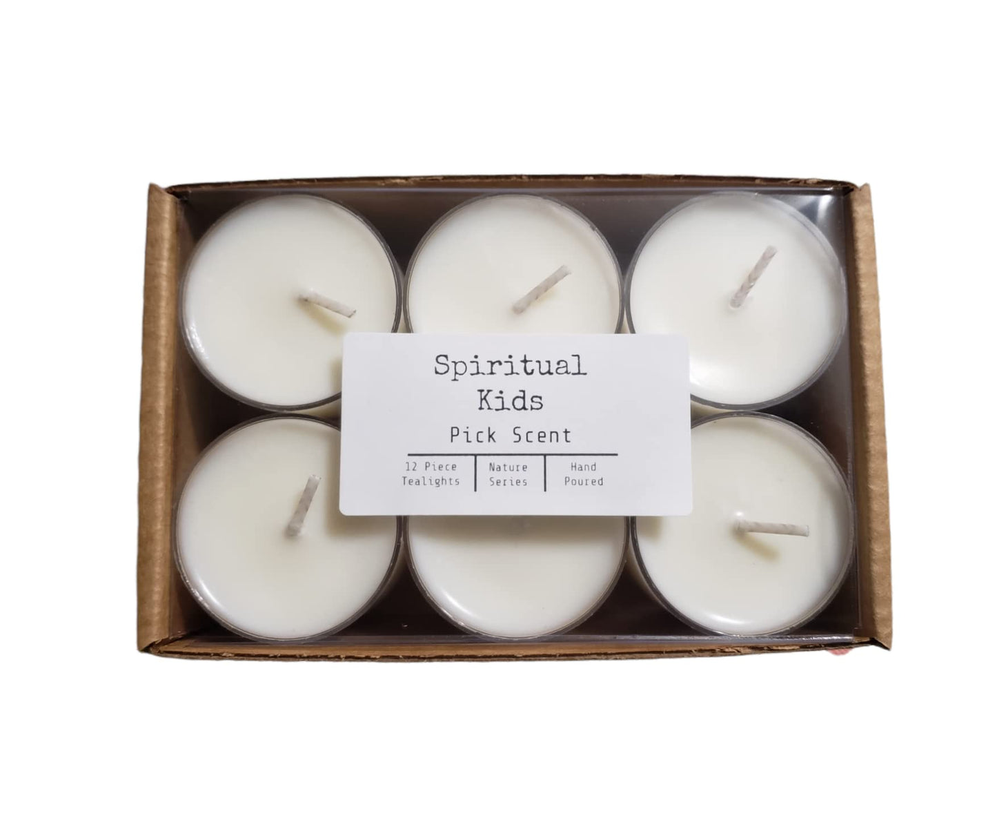12 Count Soy Tealights CHOOSE SCENT Hand Poured with All Natural Soy Wax and Fragrant/Essential Oils! (Eucalyptus & Pine)