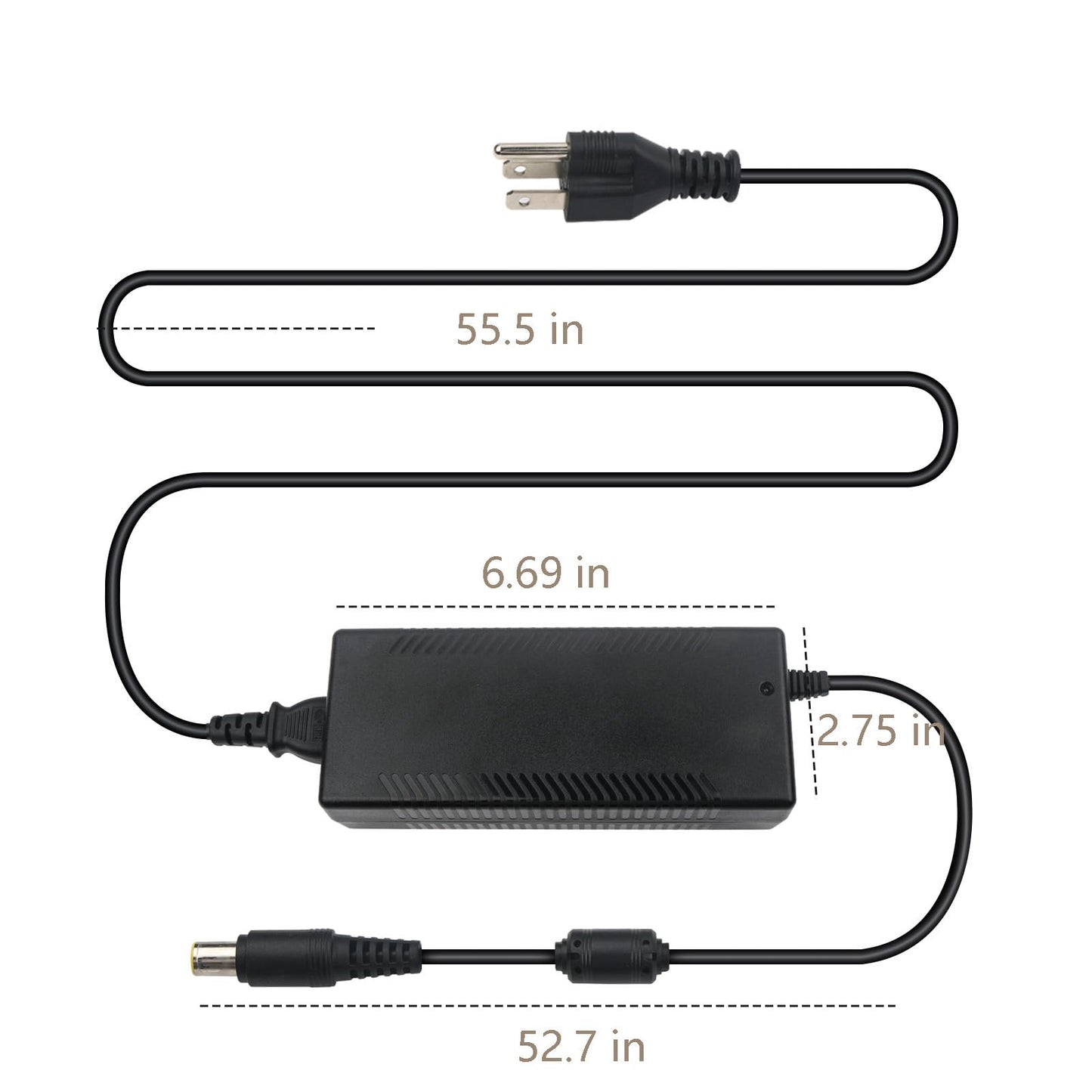 24V 180W Charger for jackery 1000 880 Power Supply Cables Compatible with Jackery Explorer 1000 E1000 880 E880 Portable Power Station Solar Generator, Replacement KA18024075-6C AC Adapter