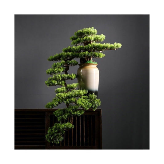 AEYSD-456 artificiales decorativas Artificial Bonsai Simulation Tree High-end Light Luxury Greenery Ornaments Entryway Decoration