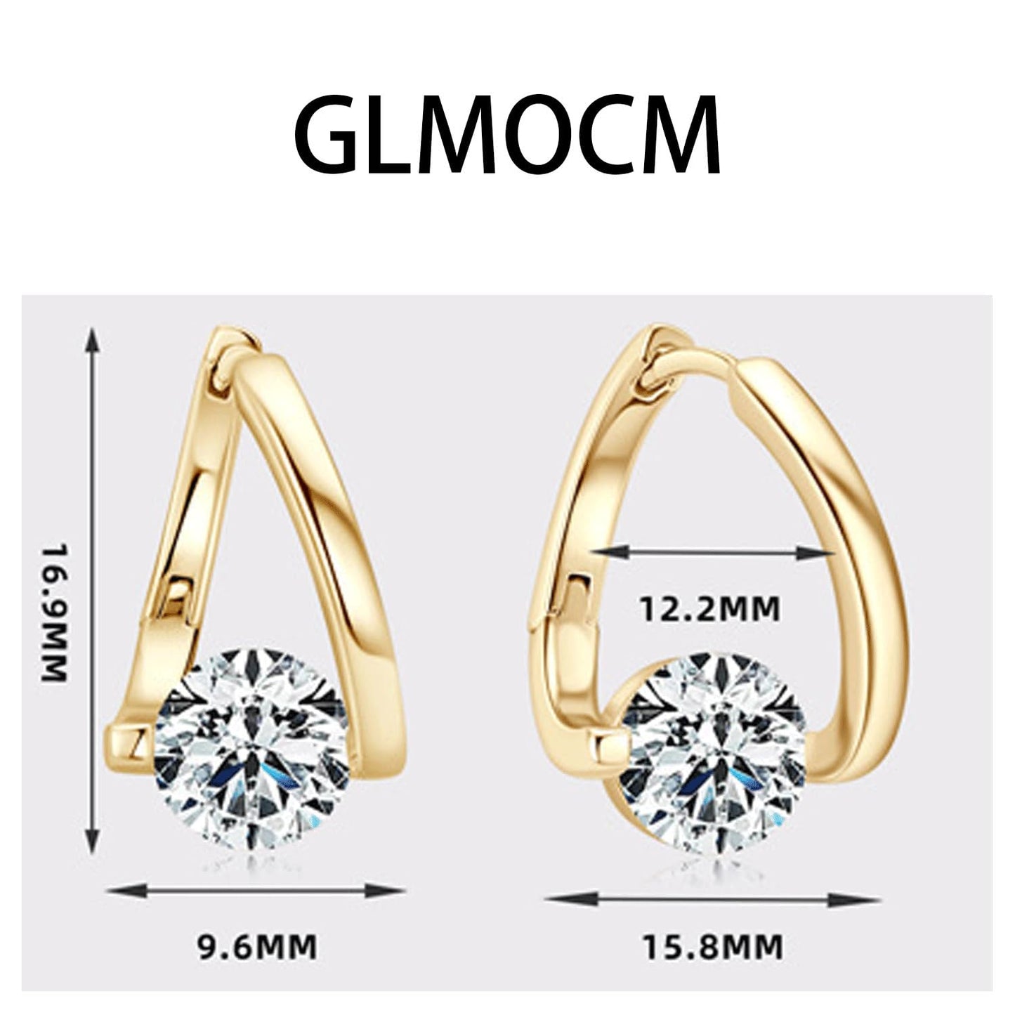 Halolux Lymphvity Germanium Earrings for Women Halolux Lymphvity Germanium Earrings Atheniz Lymphatic Earrings Lymphatic Drainage Earrings Dainty CZ Zircon Lymphatic Drainage Earrings (2PC Gold A)