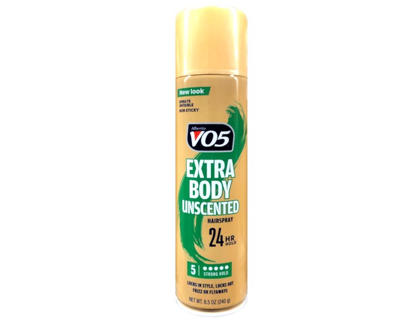 Alberto VO5 Crystal Clear Hairspray, Unscented 8.5 oz (Pack of 2)