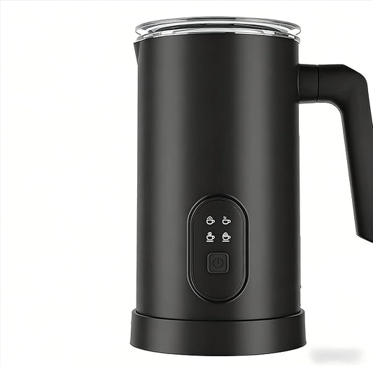 Electric Milk Frother and Steamer, 350ml 4 Modes Hot & Cold Foam Maker, 304 Stainless Steel Automatic Milk Warmer for Coffee Latte Cappuccino Macchiato, Auto Shut-Off Milk Heater for Home Kitchen