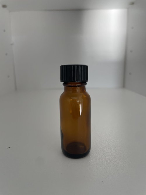 MRS Distributors 1/2 Oz Boston Round Amber Glass Bottle With Black Phenolic Polycone Liner Caps- 144 PACK; Perfect For Perfumes, Essential Oils, Aromatic Blends, Bath and Body, Reagent Liquids 15ml