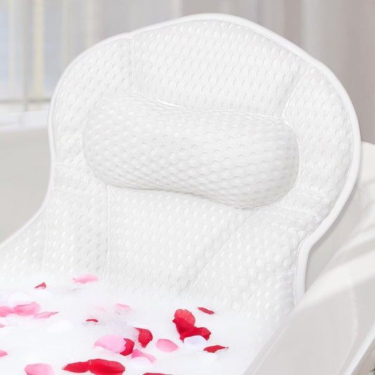 SZXYX Bath Pillows for Tub,Luxury Bathtub Pillows for Head and Neck Support Bathtub Pillow with 6 Strong Suction Cups Relaxing Bath Accessories Spa Gifts